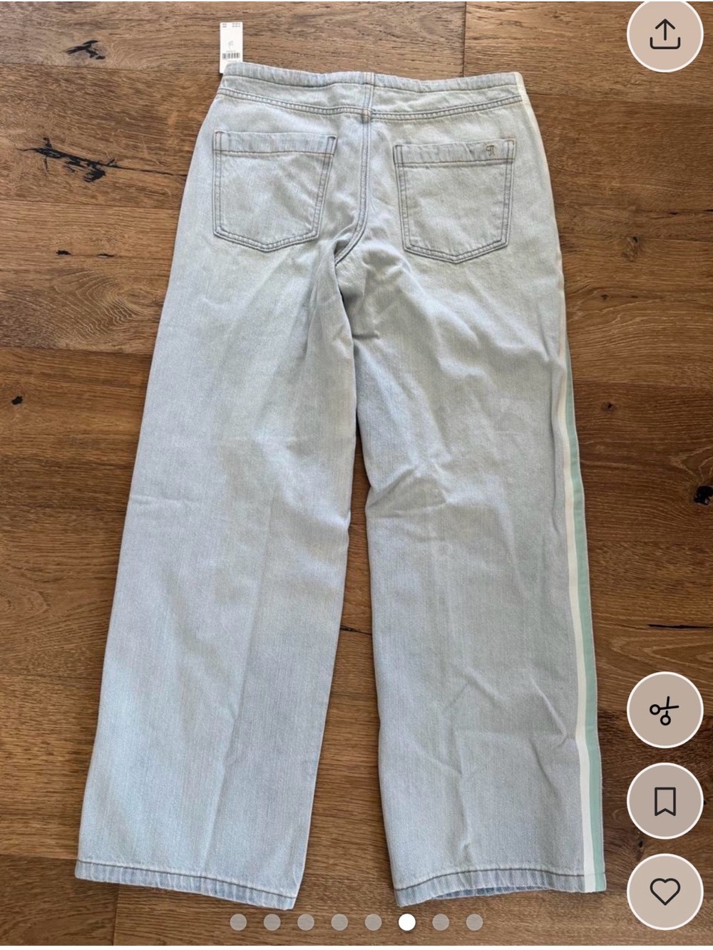 Anthropologie Pilcro Light Blue Wide-Leg Jeans - Picture 6 of 12